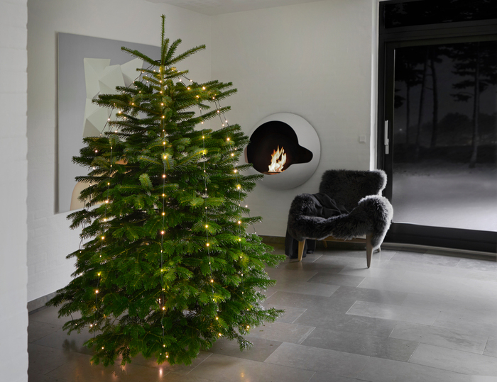 Julgransbelysning Flex Grön/Varmvit 168 LED Stemning